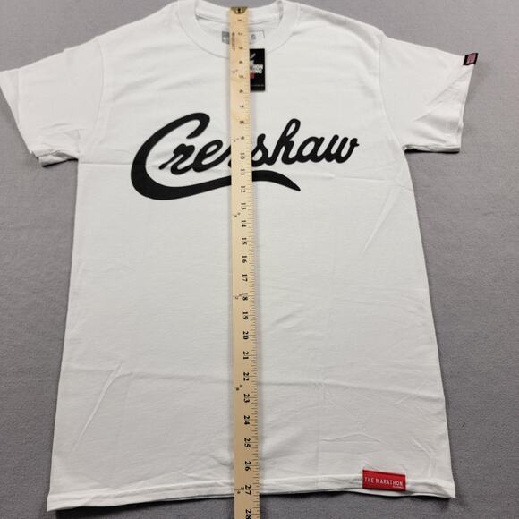 The Marathon Clothing Crenshaw Shirt Mens Small White Graphic Tee Streetwear - Picture 9 of 9